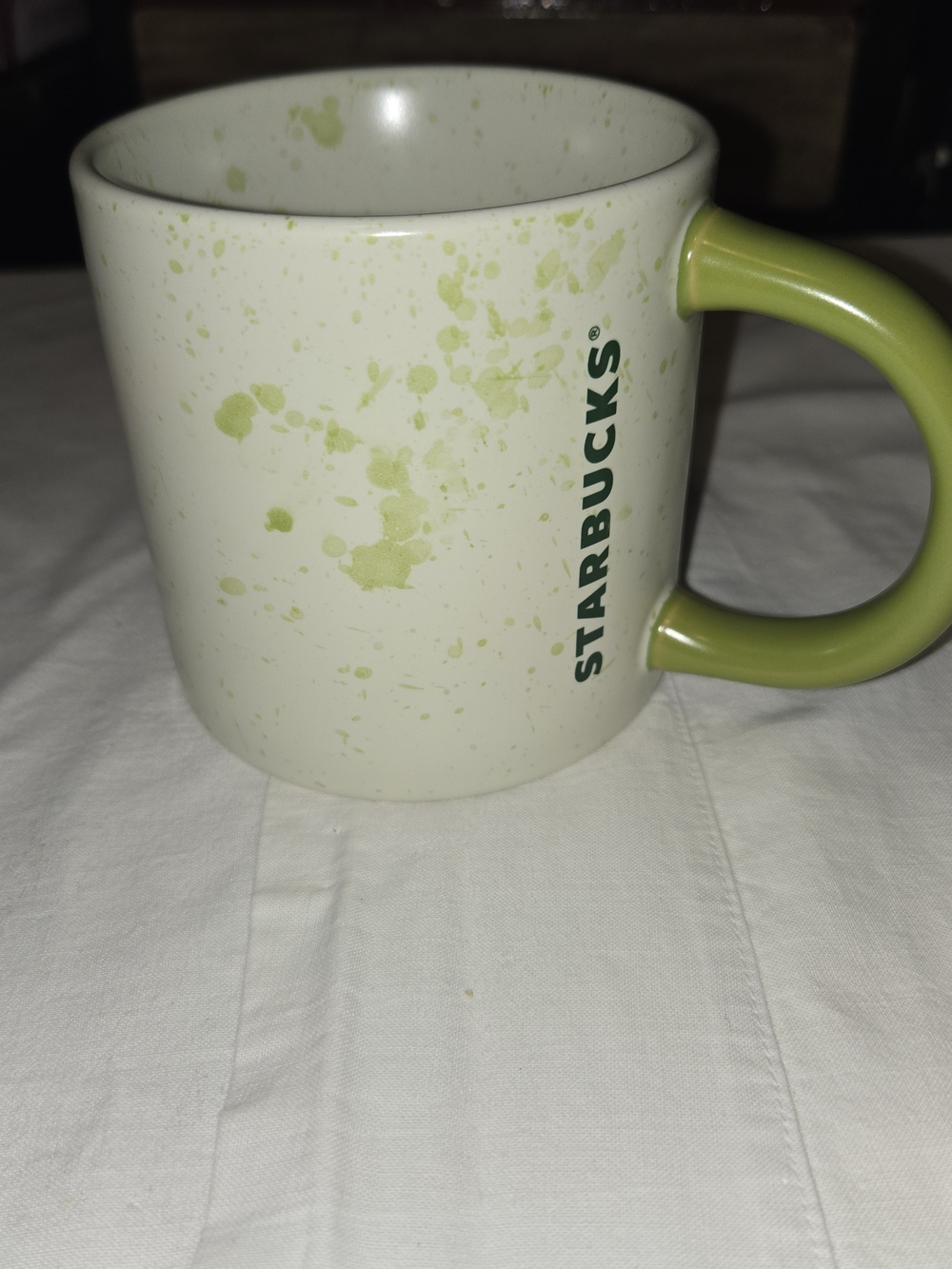 NEW Starbucks MATCHA Collection SPLATTER Ceramic Mug Cup 12 oz